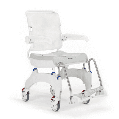 Aquatec Ocean Ergo Attendant Propelled Commode Chair rental hire 400x400 1