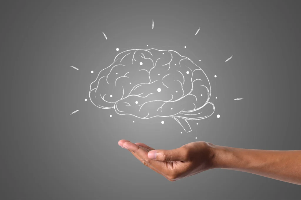 brain writes with white chalk is hand draw concept 1024x683 1