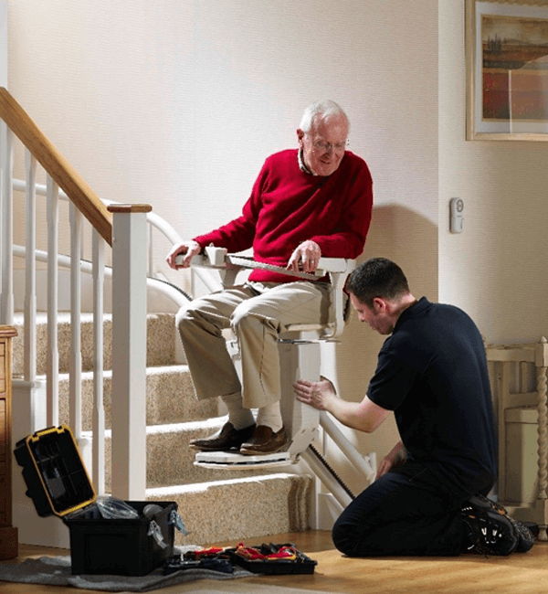 Servicing a stairlift