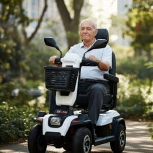 Elderly Man on Equinox Grande