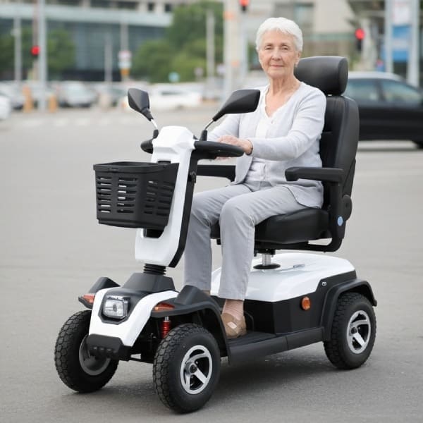 Elderly Lady on Equinox Grande